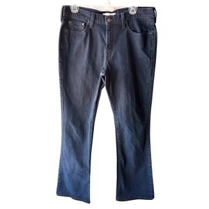 Levi's‎ 515 Retro Bootcut Jeans Womens 12L Western Blue Dark Wash Denim Stretch